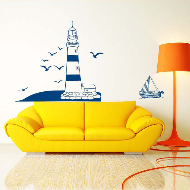 Removable Wall sticker Lighthouse Wall Stickers