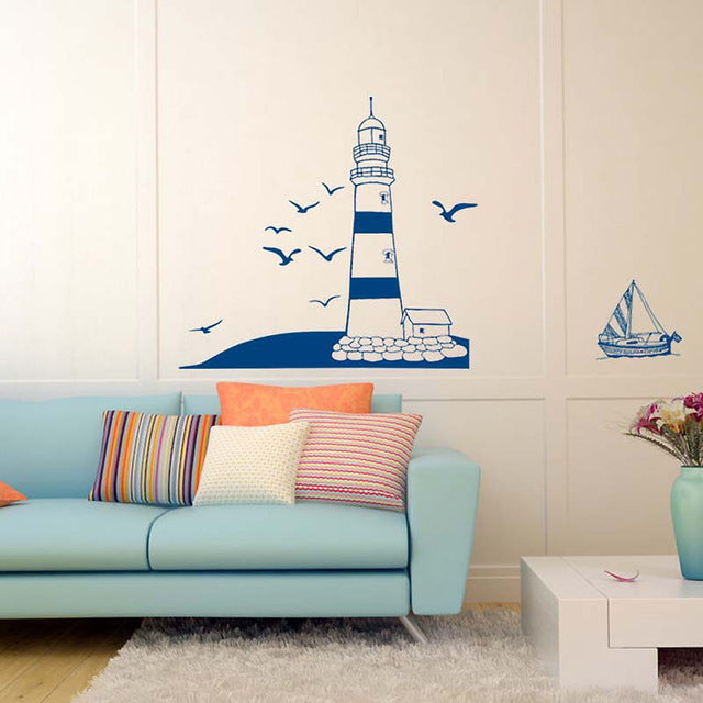Removable Wall sticker Lighthouse Wall Stickers
